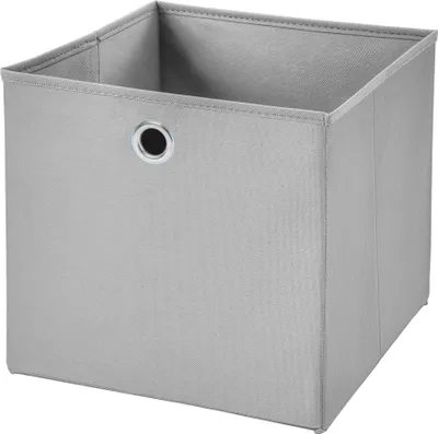 Produktbild von 1 Stück Hellgrau Faltbox 28 x 28 x 28 cm Aufbewahrungsbox faltbar
