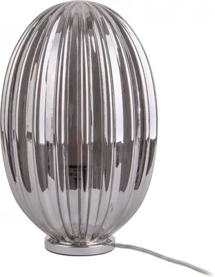 Image de Leitmotiv lampe de table intelligente 31 x 20 cm E27 verre 40W gris