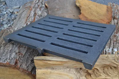 Immagine prodotto di SEZAM - Griglia per stufa 30 x 26 cm in ghisa Griglia per camino Griglia quadrata per cenere Griglia per stufa Griglia per stufa Griglia per camino