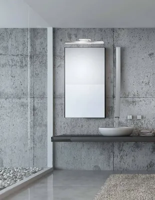 Produktbild von Nova Luce MODENA LED Wandleuchte Chrom 12W IP44 Warmweiss 49x7,5x6,5cm 787003