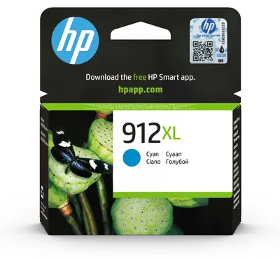 Image de HP 912XL High Yield Cyan Original Ink Cartridge cartouche d'encre 1 pièce(s) Rendement élevé (XL)