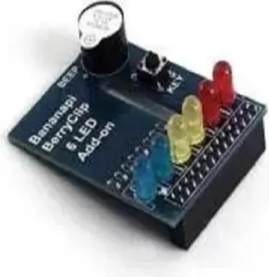 Produktbild von BerryClip 6 LED DIY Board für Banana Pi: GPIO Lernmodul