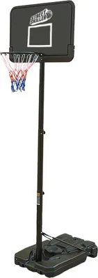 Produktbild von STREETSKILLER höhenverstellbarer Outdoor Basketballkorb 2,00-3,05 m, robuster Standfuß mit Rollen, wetterfest - einfacher Aufbau schwarz|SSK-1