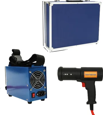 Obrázek produktu pro Indukční ohřívač, výkon 1500 W, bezplamenný provoz, modrý, EU zástrčka