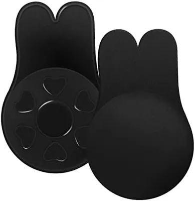 Produktbild von Klebe BH,Trägerloser BH Push Up,Unsichtbarer Silikon Selbstklebender BH,Nippel Cover,für Rückenfreies Abendkleider,Ballkleider(9.5cm)