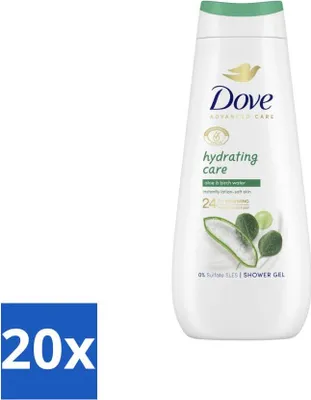 Produktbild von Dove Duschcreme - Feuchtigkeitspflege - Aloe Vera - 400 ml - Vorteilspack - 20 Stücke