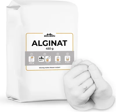 Produktbild von bolson Alginat Abformmasse, 450 g, für 3D Abdrücke und sensible Haut