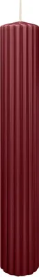 Produktbild von Rillen Kerzen Bordeaux 300 x Ø 45 mm, 4 Stück