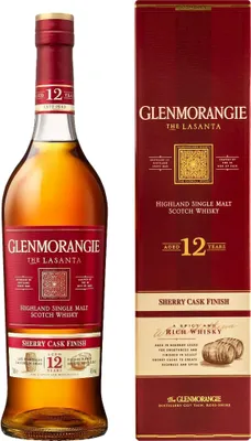 Obrázok produktu pre Whisky Glenmorangie Lasanta 12YO Single Malt 700ml v krabičke