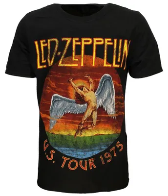 Obrázek produktu pro Tričko Led Zeppelin USA Tour 1975 – oficiální merchandise – XL