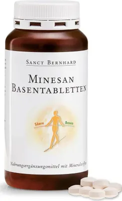 Produktbild von Sanct Bernhard Minesan Basentabletten - 250 Tabletten