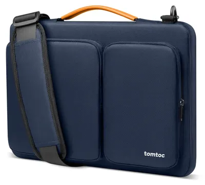 Produktbild von tomtoc Laptoptasche 15/15,6/16 Zoll Notebooktasche mit 360° Schutz – Größe 15,6-16,2 Zoll, Blau