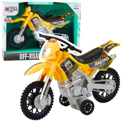 Productafbeelding van Off-road crossmotor-aandrijflichten klinken geel