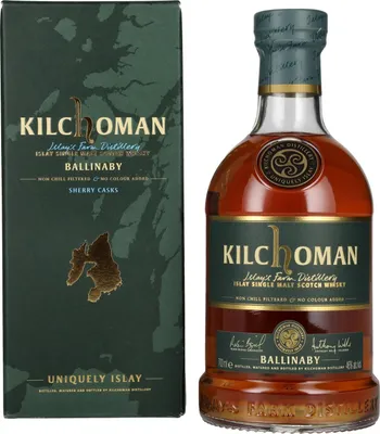 Produktbild von Kilchoman BALLINABY Islay Single Malt Scotch Whisky 46% Vol. 0,7l in Geschenkbox