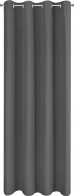 Obrázek produktu pro Blackout zatemňovací závěs s průchodkami DARI 140X250 v grafitové barvě
