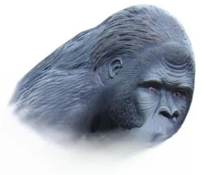 Produktbild von Design Gorilla Abstrakt Figur Statue Skulptur Figuren Skulpturen Garten Deko Neu