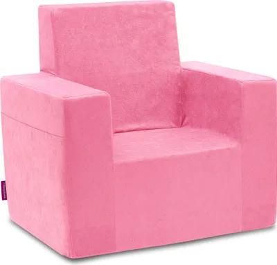 Produktbild von Badum - Kindersessel ab 2 Jahre, Bezug, Griff, Tasche, Geschenkidee - Hellpink