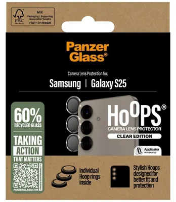 Produktbild von PanzerGlass Hoops Transparent Lens Protector Samsung  S25