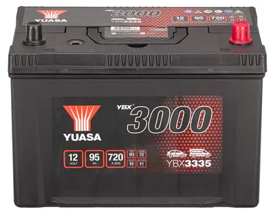 Produktbild von YUASA YBX3000 Starterbatterie 12V 95Ah 720A/EN D31 für Auto LKW Batterie