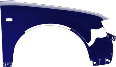 Productafbeelding van BLU Spatbord geschikt voor Audi A4 B6 LY5K Rechts Blauw BrilliantBlau | 2000-2004 | Voorzijde | Gelakt | Montageklaar