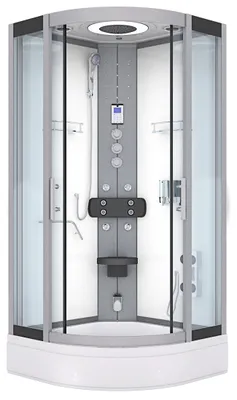 Produktbild von Dampfdusche Dusche Duschkabine D58-50T3-EC Duschtempel Sauna 90x90 cm