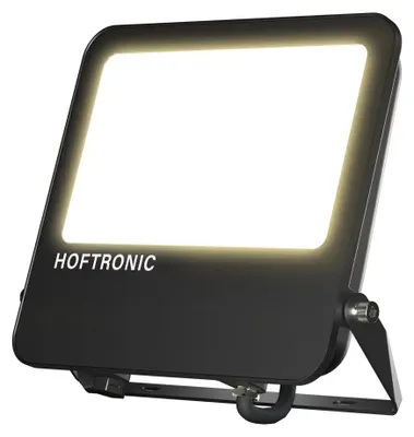 Image de HOFTRONIC - Projecteur LED 100W 14000 lm IP65 3000 K Noir