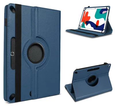 Produktbild von Tablet Hülle für Huawei MatePad T10 / T10s Tasche Schutzhülle Case 360° DrehbarFarben:Blau