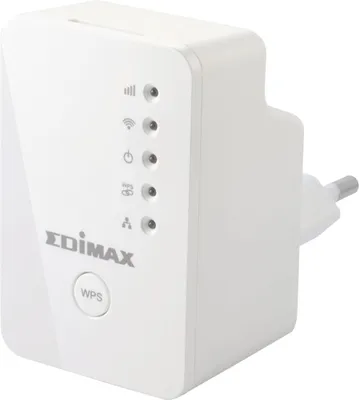 Produktbild von Edimax EW-7438RPN Mini, 2,4 GHz, 300 Mbit/s, 128-bit WEP, 64-bit WEP, WPA-PSK, WPA2-PSK, 10,100 Mbit/s