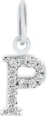 Produktbild von s.Oliver 2032964 Damen Anhänger P Sterling-Silber 925 Silber Weiß