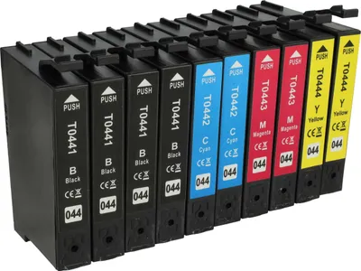 Produktbild von vhbw 10x Tintenpatronen kompatibel mit Epson-Stylus C86, CX3600, C66, C84, C64, CX6600, CX6650, CX6400, CX6500, CX3650 Drucker (Kompatibel)
