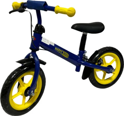 Produktbild von Laufrad Happy Rider blau mit Bremse