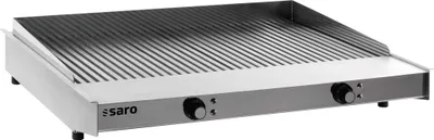 Produktbild von Saro WOW GRILL 800, Grau, Edelstahl, Edelstahl, Rechteckig, Drehregler, Rost, 2 Zone(n)