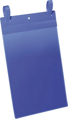 Zdjęcie produktu dla 50 Wytrzymałe kieszenie siatkowe niebieskie 22,3 x 53,0 cm