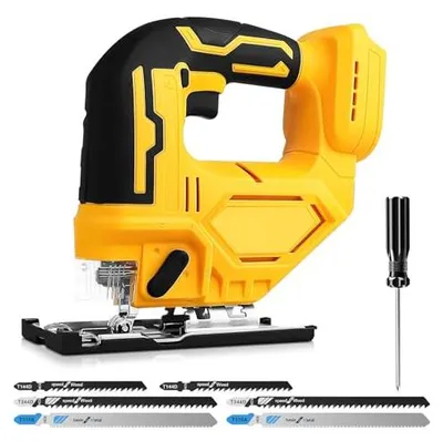 Akku-Stichsäge 400 W 2900 RPM 45° Gehrung 6 Klingen