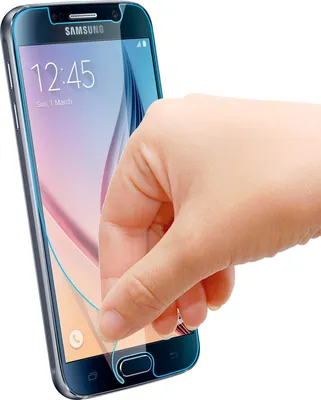 Obrázok produktu pre 3x priehľadná ochrana displeja pre Samsung Galaxy S6