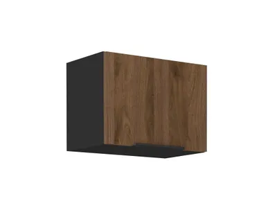 Produktbild von TOVA Dunstabzugshaubenschrank - Breite 50 cm, Okapi-Nussbaum / Schwarz