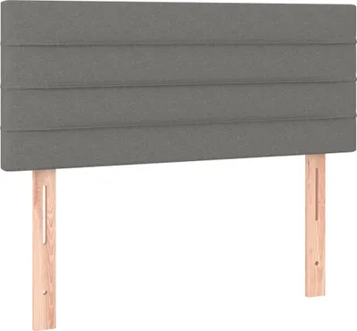 Produktbild von Kopfteil Dunkelgrau 100x5x78/88 cm Stoff