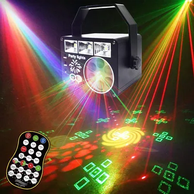 Zdjęcie produktu dla Oświetlenie imprezowe 21-okularowe światło LED RGB Projektor DJ Dyskoteka Oświetlenie sceniczne Efekt świetlny DMX