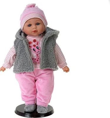 Produktbild von Spielpuppe mit Tonfunktion und Tasche für Babys und Kleinkinder