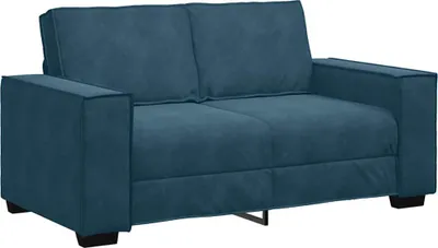 Produktbild von vidaXL 2-Sitzer-Sofa Blau 160x78x84 cm Samt