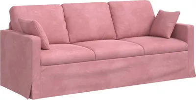 Produktbild von vidaXL Sofa Rosa 198 x 78 x 80 cm Samt