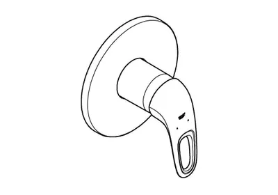 Produktbild von GROHE Eurostyle, Weiß, 1 Stück(e)