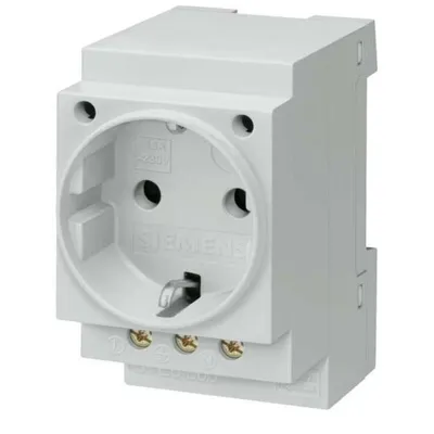 Immagine prodotto di Siemens Hutschienen-Schutzkontaktsteckdose (5TE6800)
