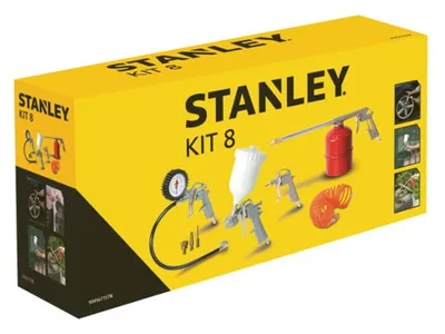 Produktbild von Druckluftwerkzeug-Set Stanley 8 Teile