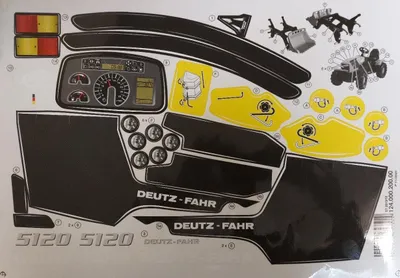 Image de Rolly Toys Aufkleber Sticker Deutz-Fahr