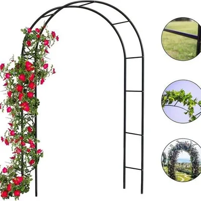 Produktbild von Famanu Pergola Rosenbogen - Metall, 240x140x38cm