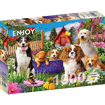 Obrázok produktu pre Puzzle 1000 dielov Enjoy – Šteniatko Patch