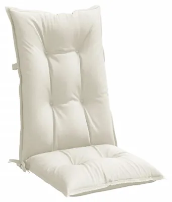 Obrázok produktu pre vidaXL Vysoké vankúše na operadlo 4 ks. Melange krémová látka 120x50x7 cm