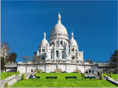 Produktbild von ARTland Wandbild Alu für Innen & Outdoor Paris Sacre Coeur Größe: 60x45 cm
