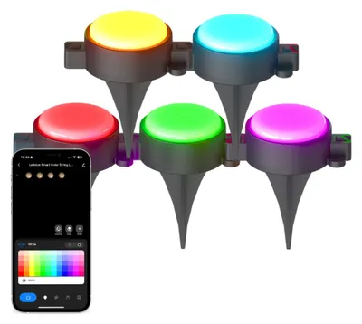 Produktbild von Ledvion LED Gartenbeleuchtung IP65 24W Warmweiß Kaltweiss RGB 15M